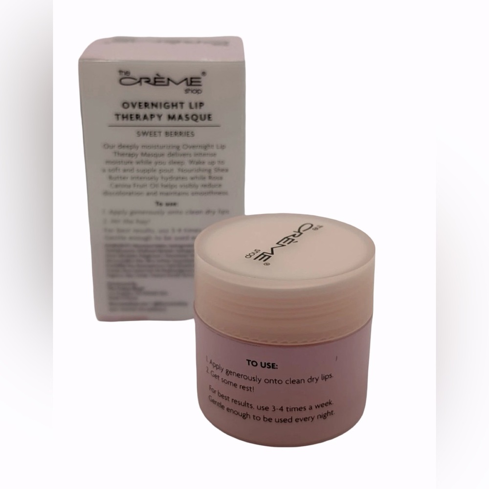 The Crème Shop Overnight Lip Therapy Masque Sweet Berries Moisturizes Lips
NIB - Picture 3 of 3